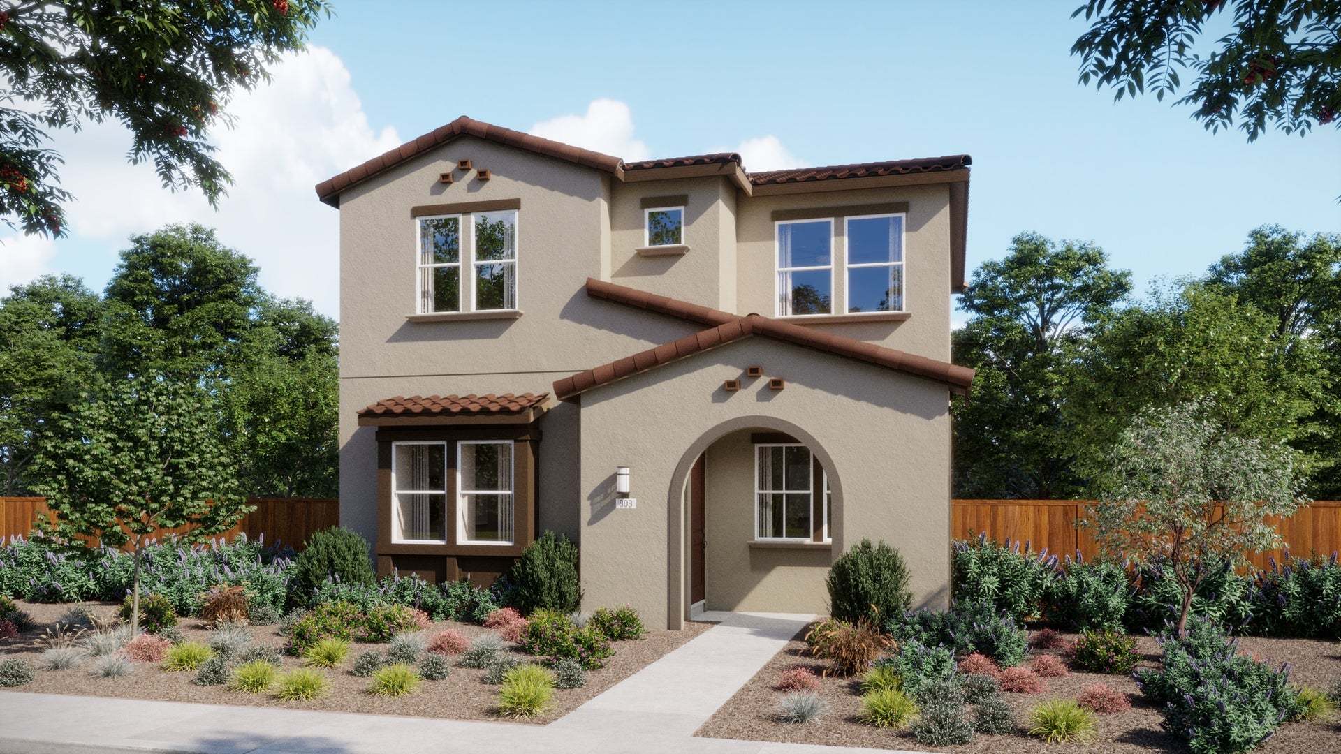 Plan 3 Spanish Elevation| Morada | Paso Robles, CA:Plan 3 Spanish Elevation| Morada | Paso Robles, CA