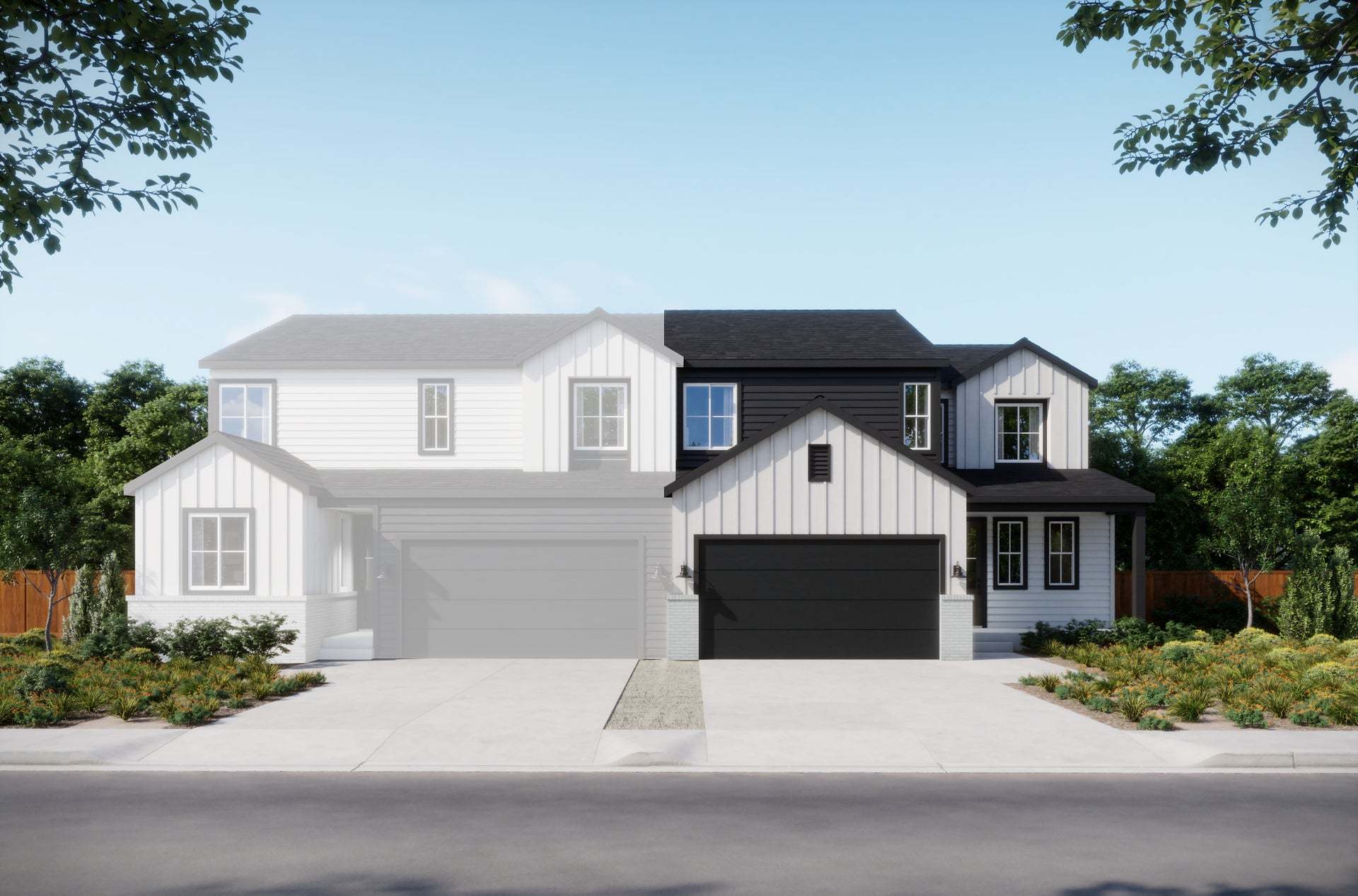 Exterior:Starling at Tanterra by Trumark Homes | Plan 3 | Modern Farmhouse