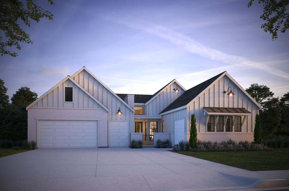 Exterior:The Broadmoor Plan | Modern Farmhouse