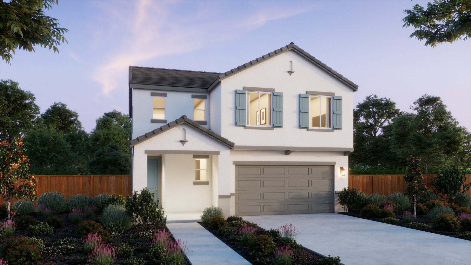 Ariette at Copper River by Trumark Homes | Canto Model | Fresno, CA:Canto Cottage Elevation