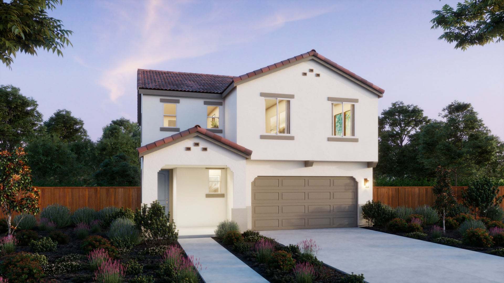 Ariette at Copper River by Trumark Homes | Canto Model | Fresno, CA:Canto Spanish Elevation