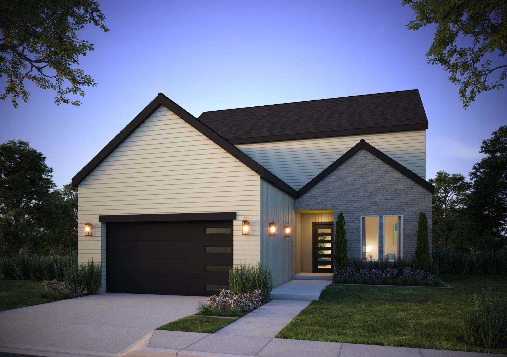 Exterior:The Driftwood Elevation
