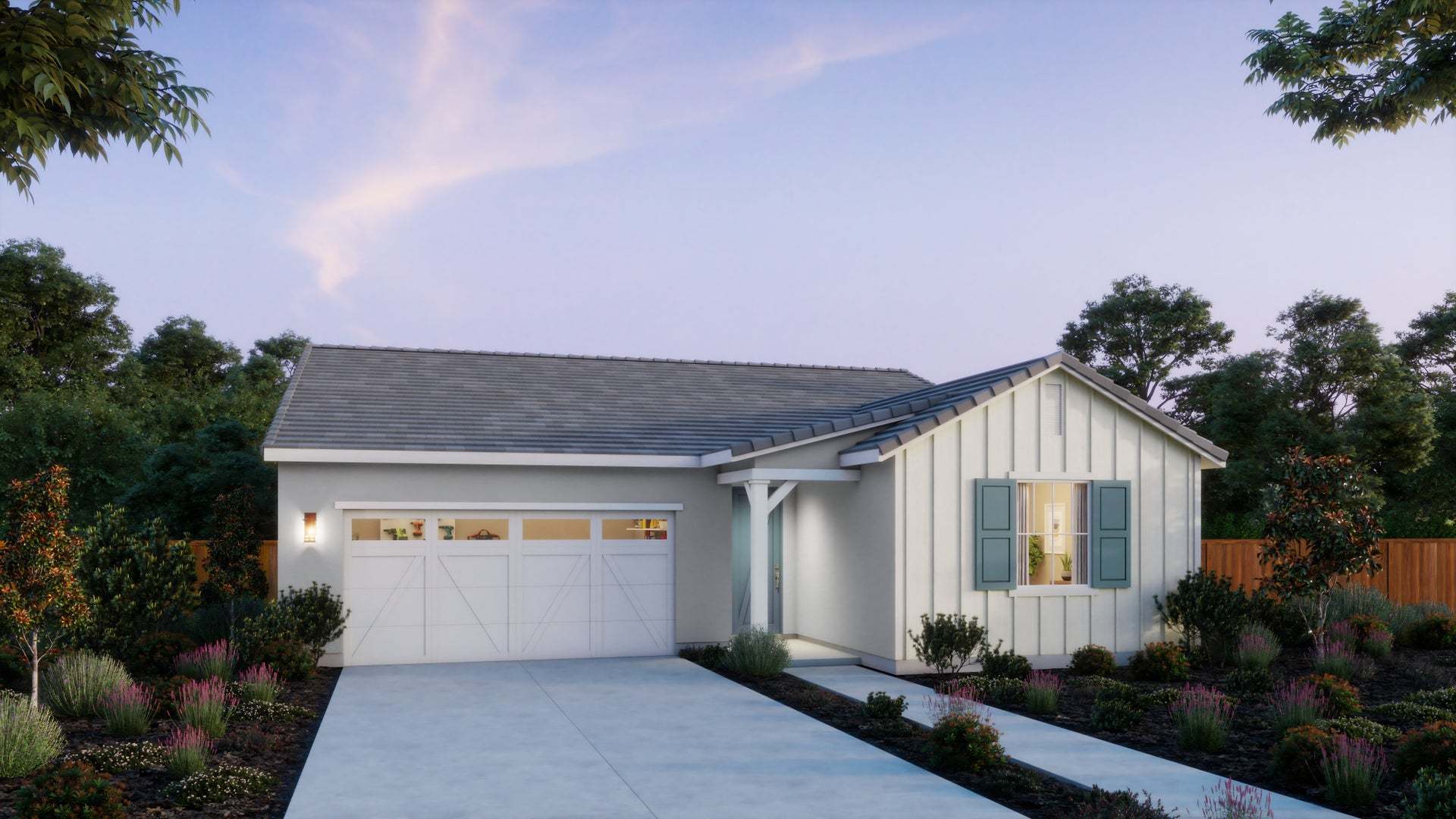 Exterior:Juniper Farmhouse Elevation