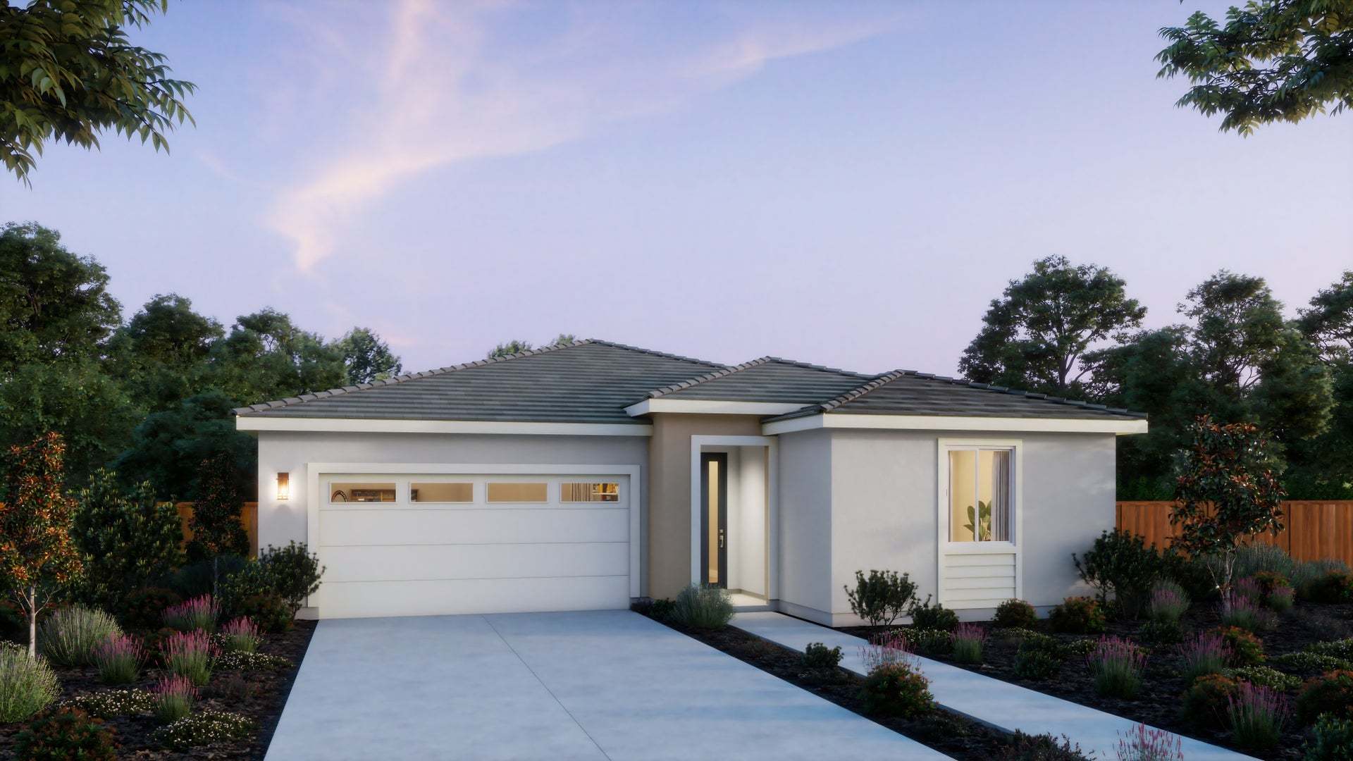 Exterior:Juniper Modern Elevation