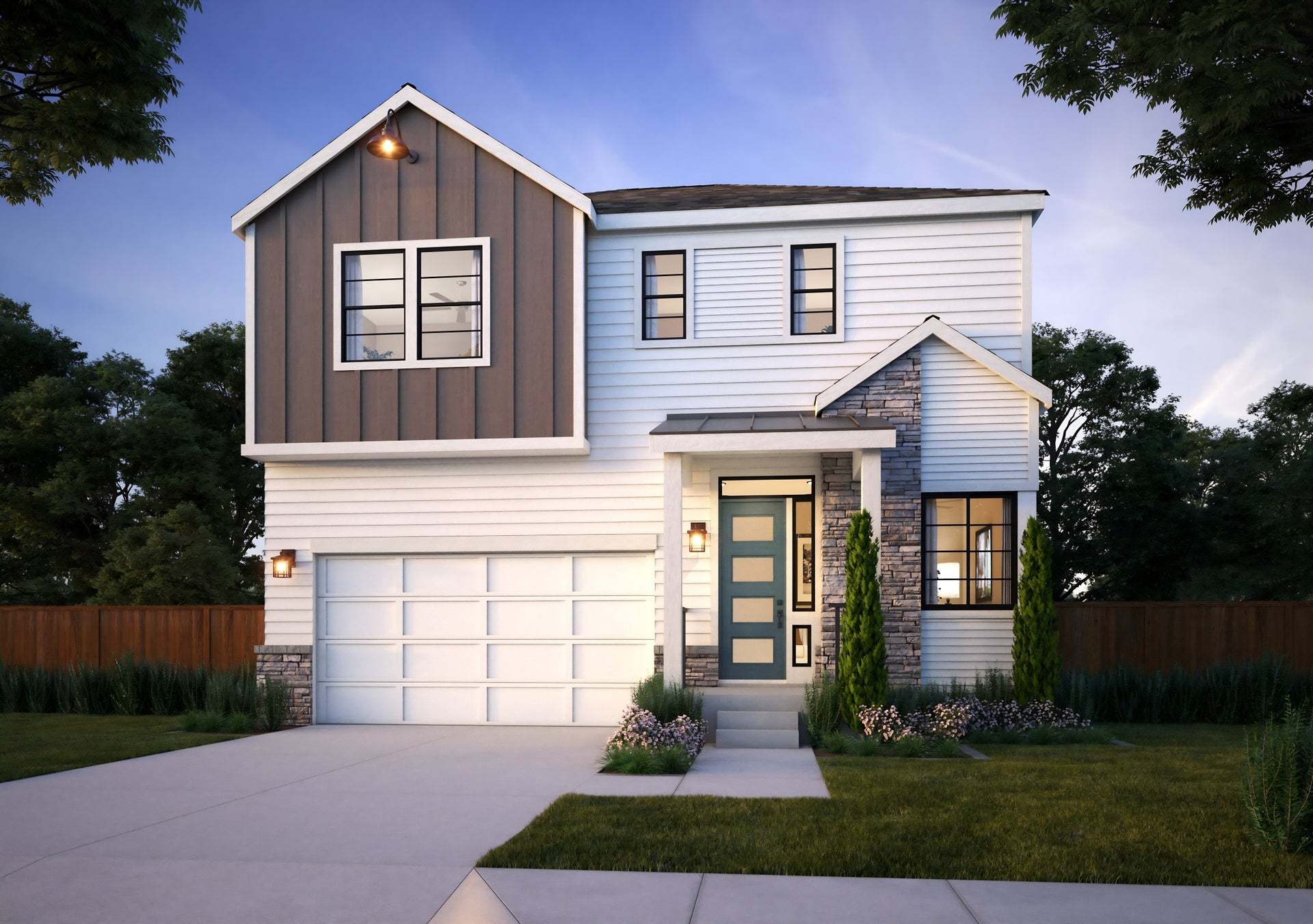 Festival at RainDance by Trumark Homes | Plan 5C | Modern Mountain:Festival at RainDance by Trumark Homes | Plan 5C | Modern Mountain