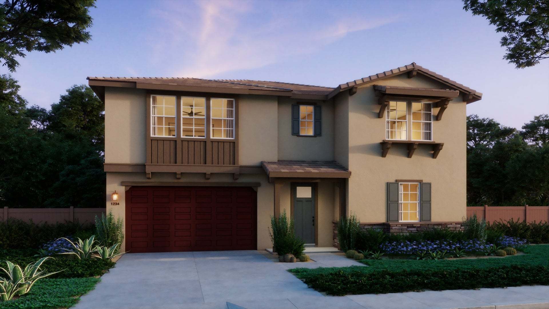 Sonora Hills | Plan 2 | Elevation A:Plan 2 at Sonora Hills