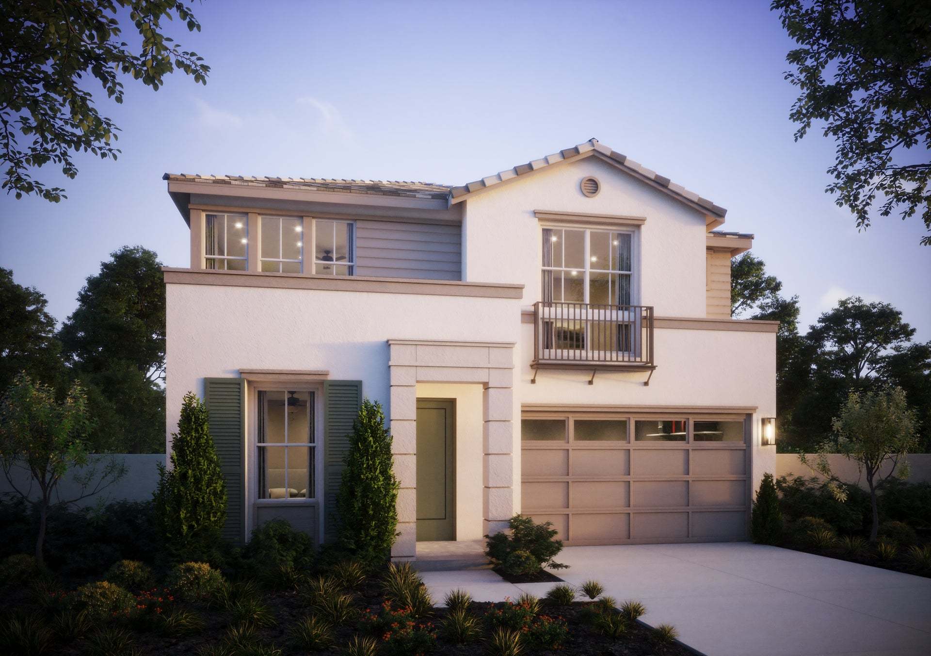 Plan 1A - Ranch Monterey - Sapphire:Sapphire| Elevation A | Ranch Monterey