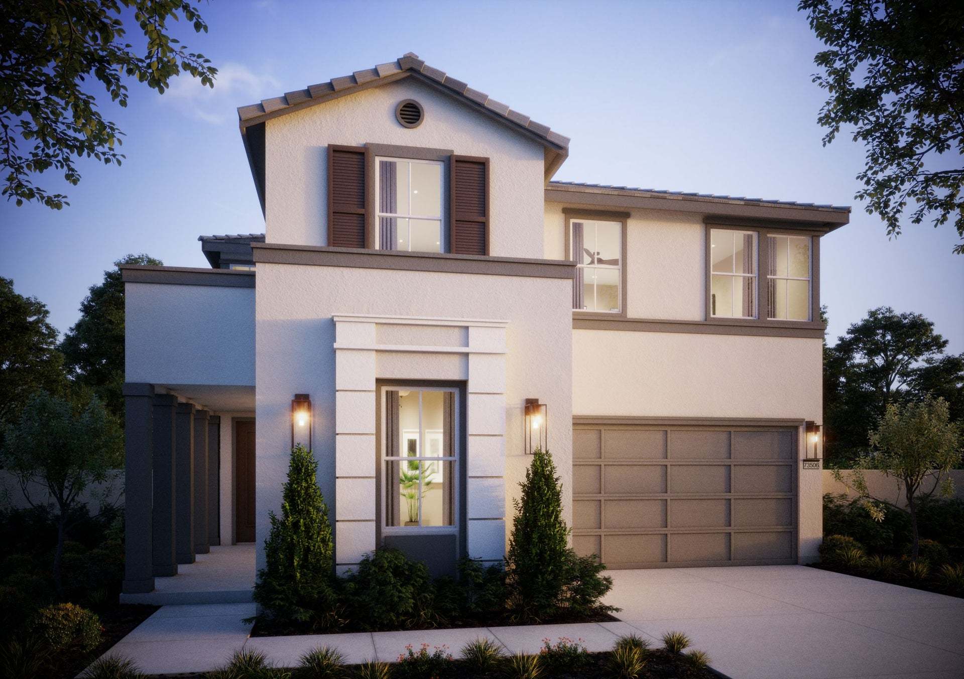 Exterior:Sapphire |Elevation A | Ranch Monterey