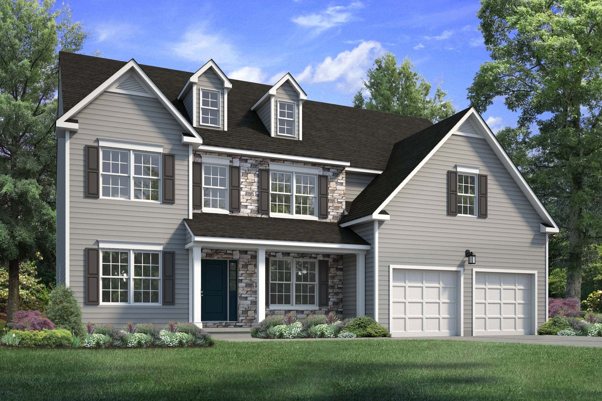 Exterior:Farmhouse Elevation