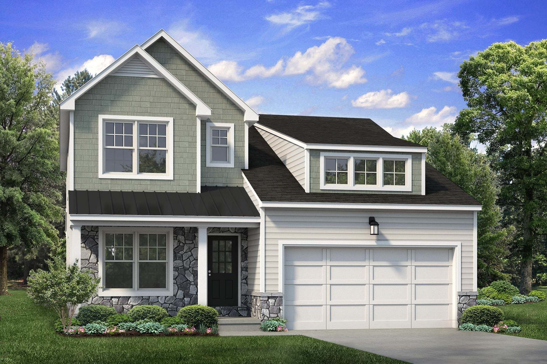 Exterior:Craftsman Elevation