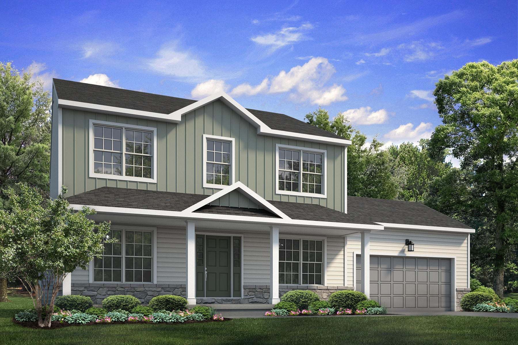 Exterior:Farmhouse Elevation