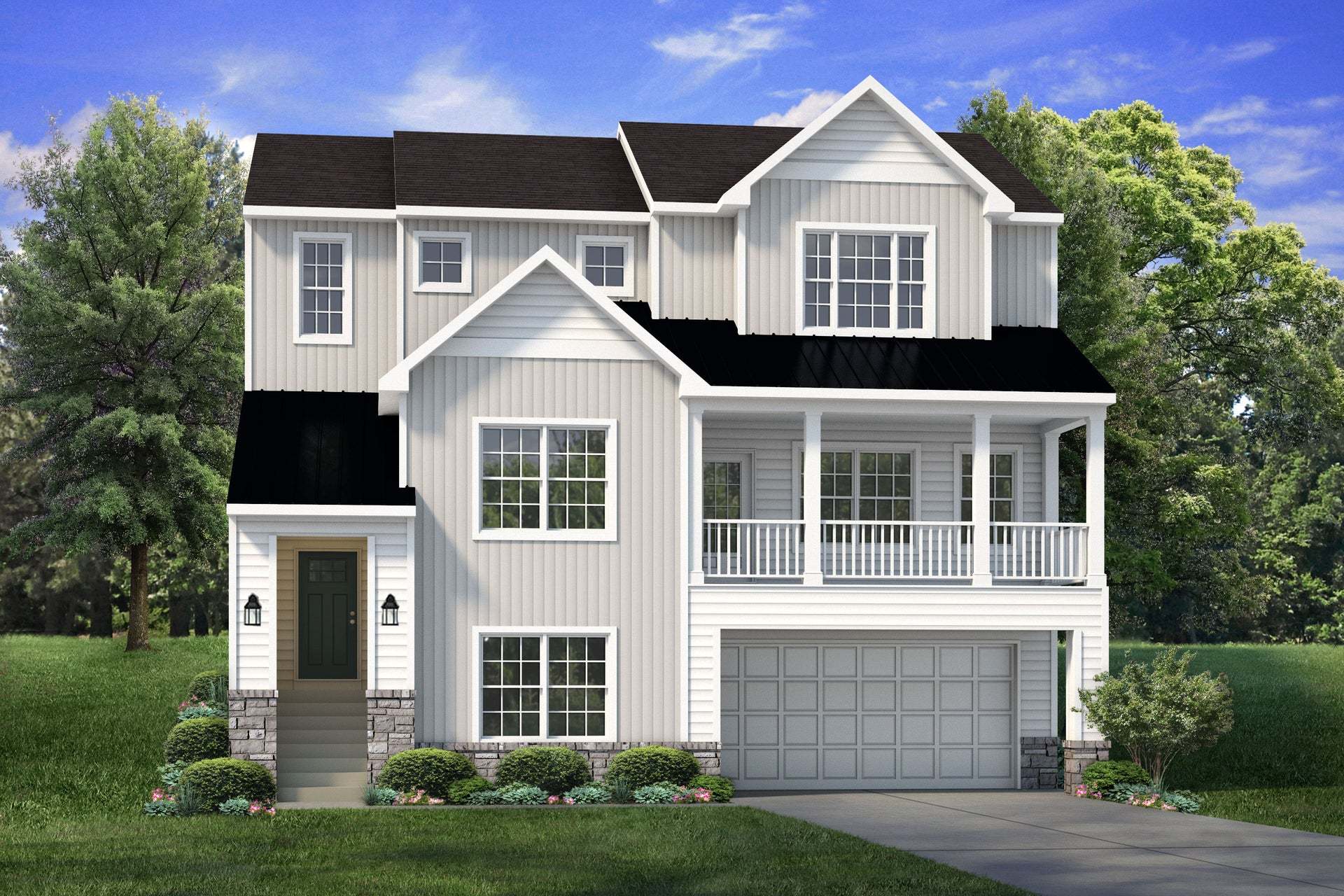 Exterior:Craftsman Elevation