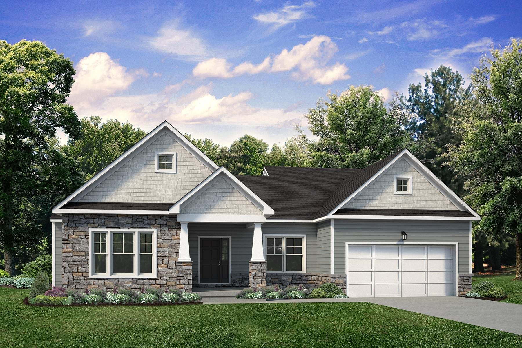 Exterior:Craftsman Elevation