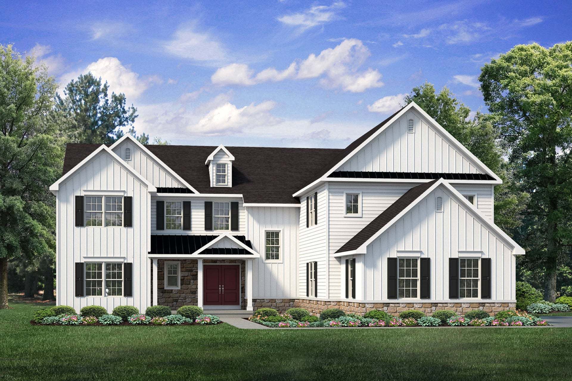 Exterior:Farmhouse Elevation