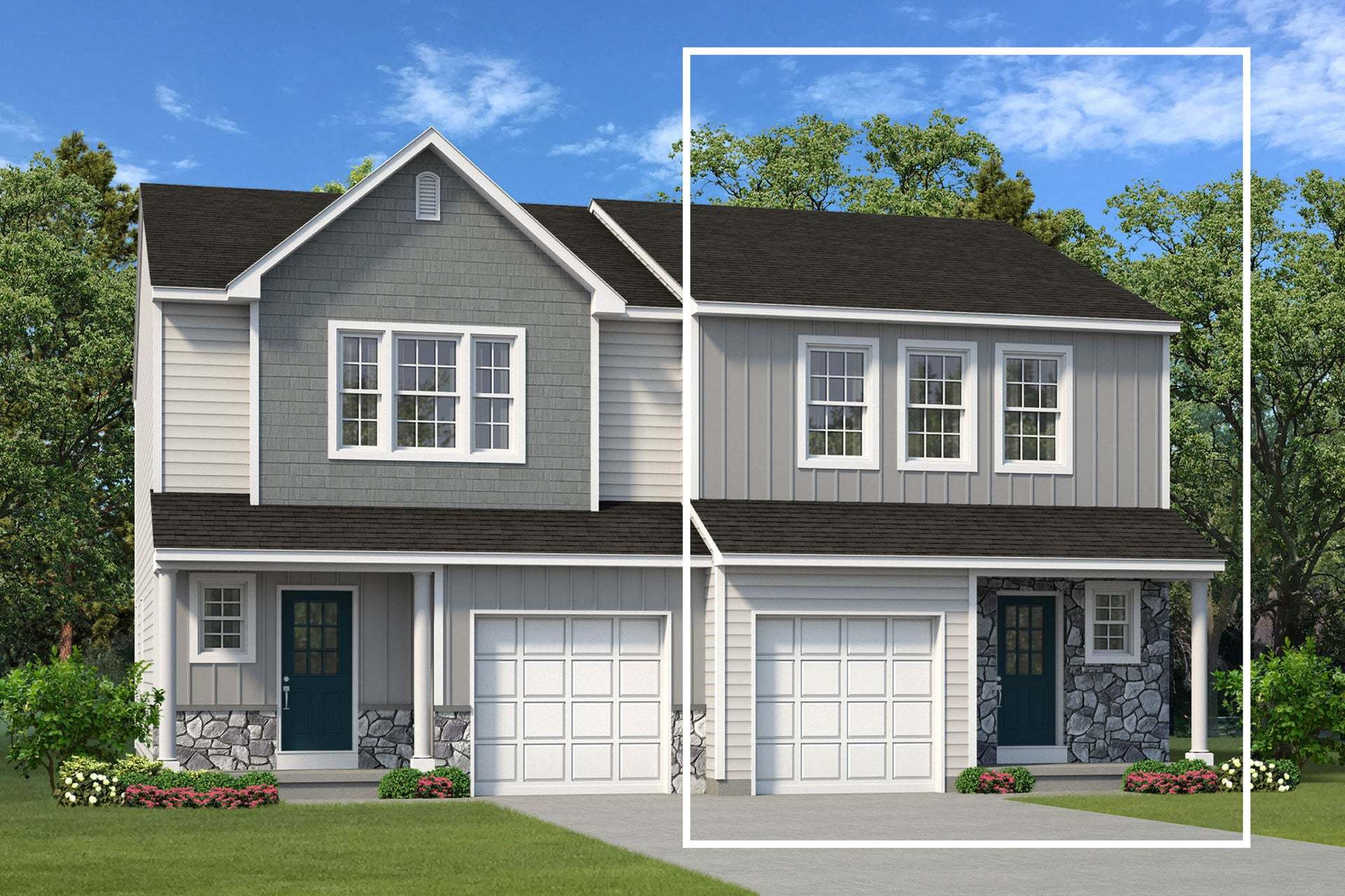 Exterior:Greens at Sand Springs Craftsman