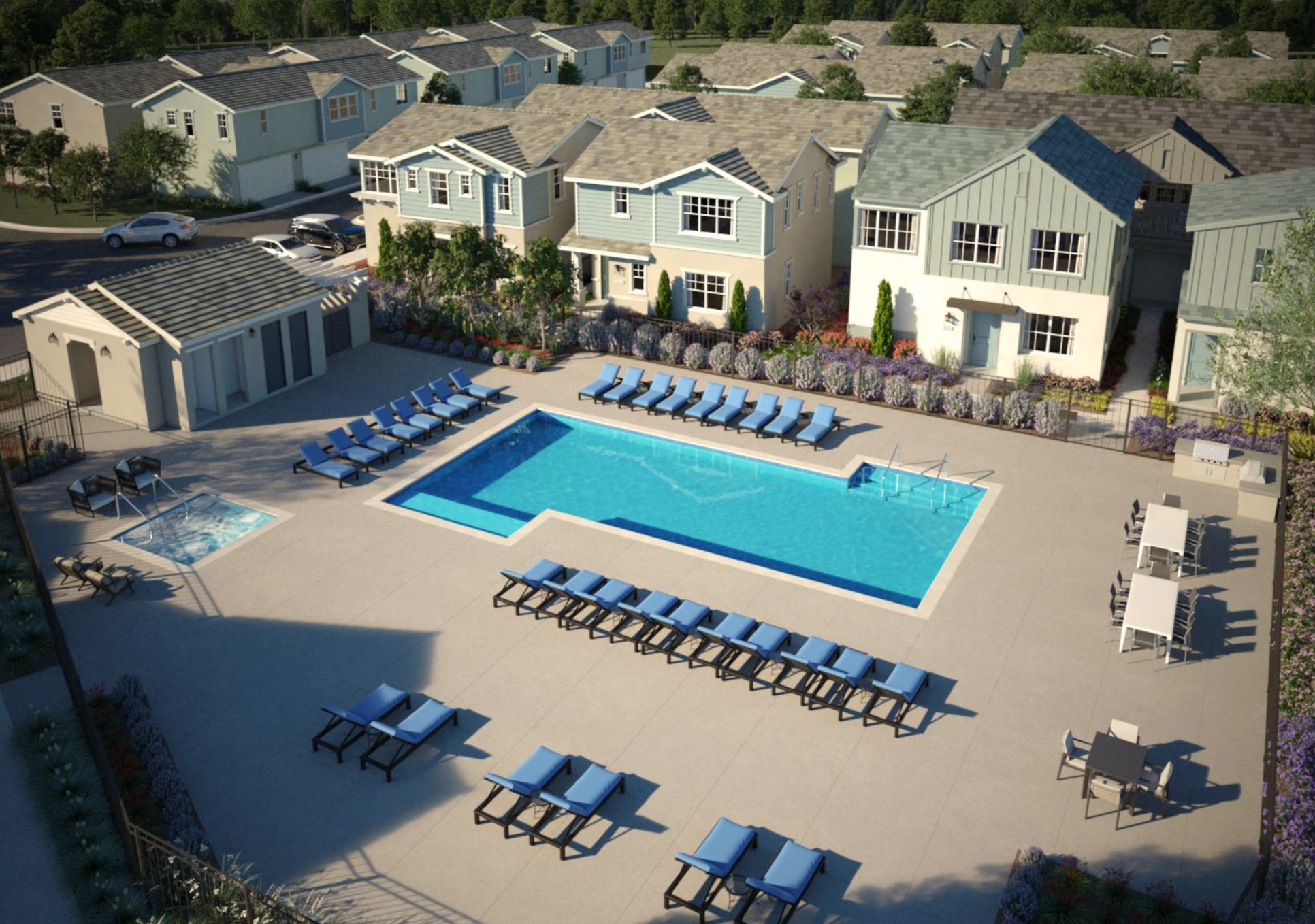 Pool, Spa & BBQ Complex