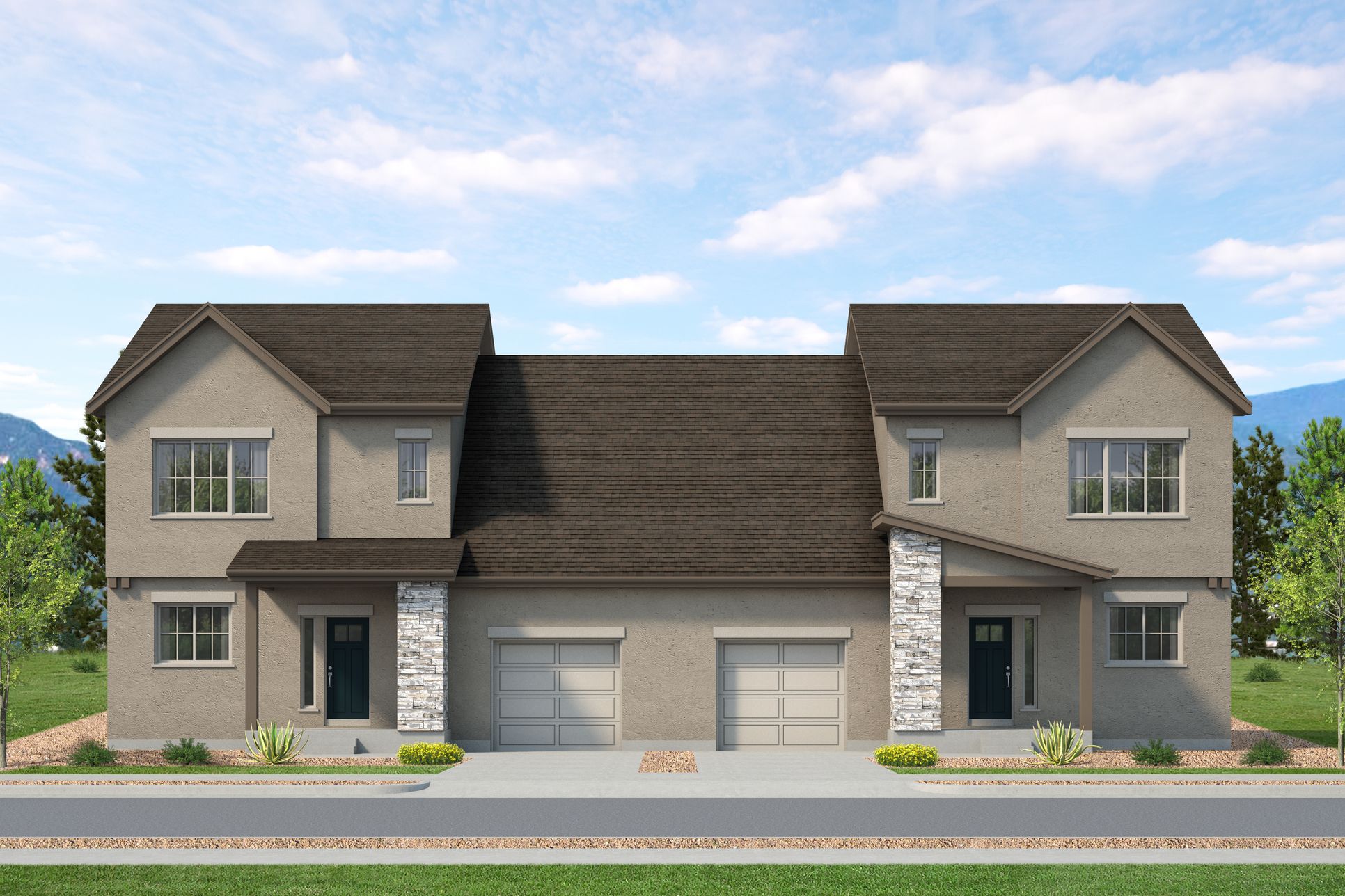 Elevation A:Cypress