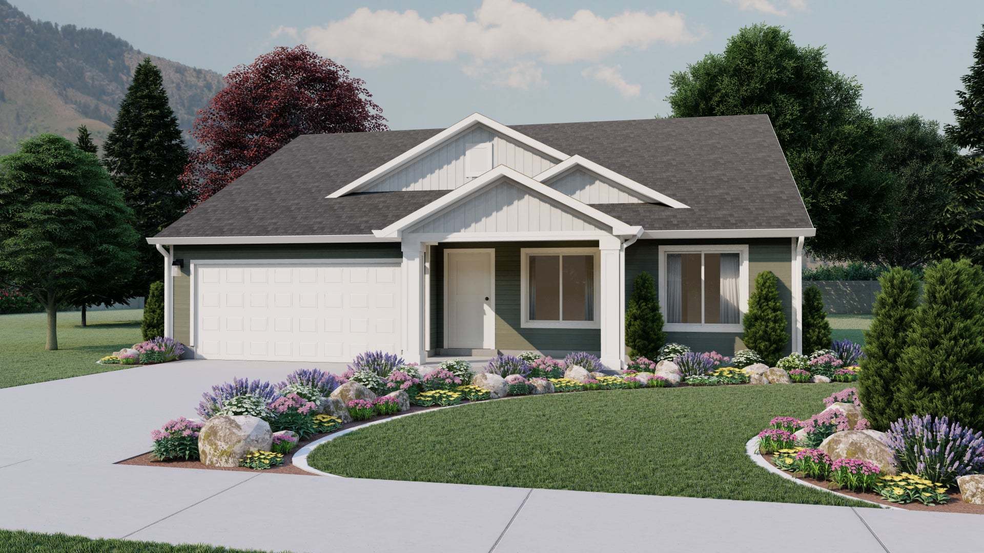 Exterior:Traditional w/Stucco