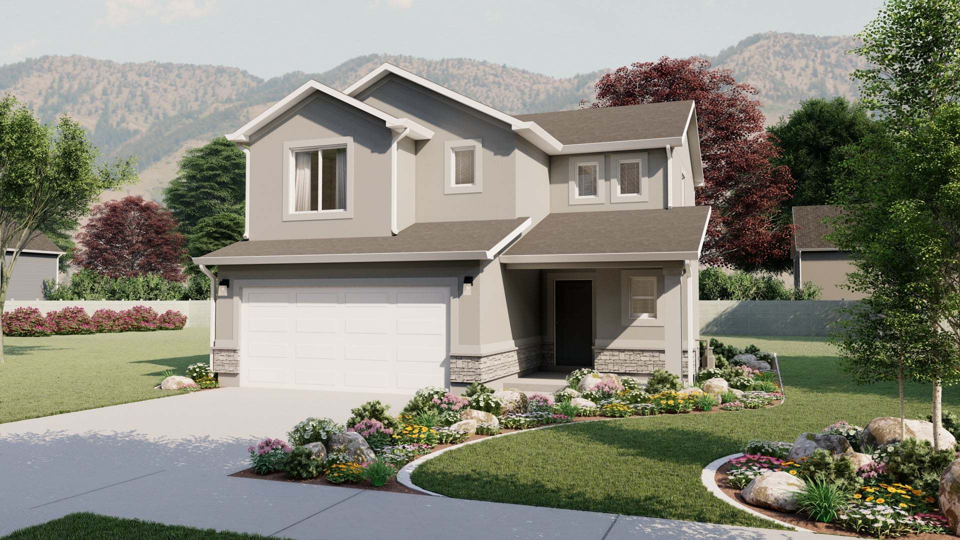 Exterior:Traditional w/Stucco