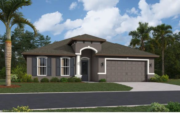 Vitale Homes - Hidden Ridge: Donatello Elevation — Low Country
