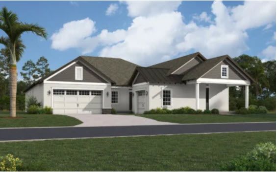 Vitale Homes - Hidden Ridge:Oakmont Elevation -Low Country