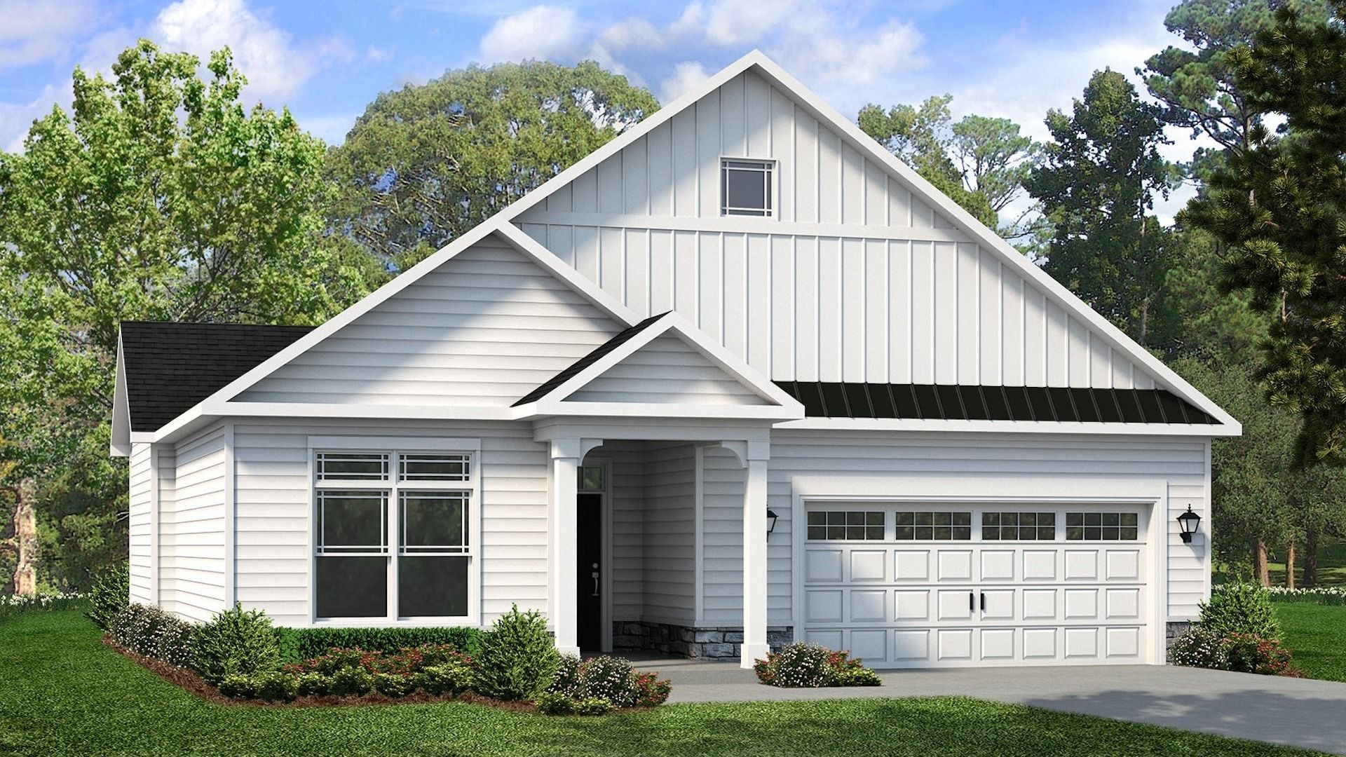 Portico Basement - Elevation A