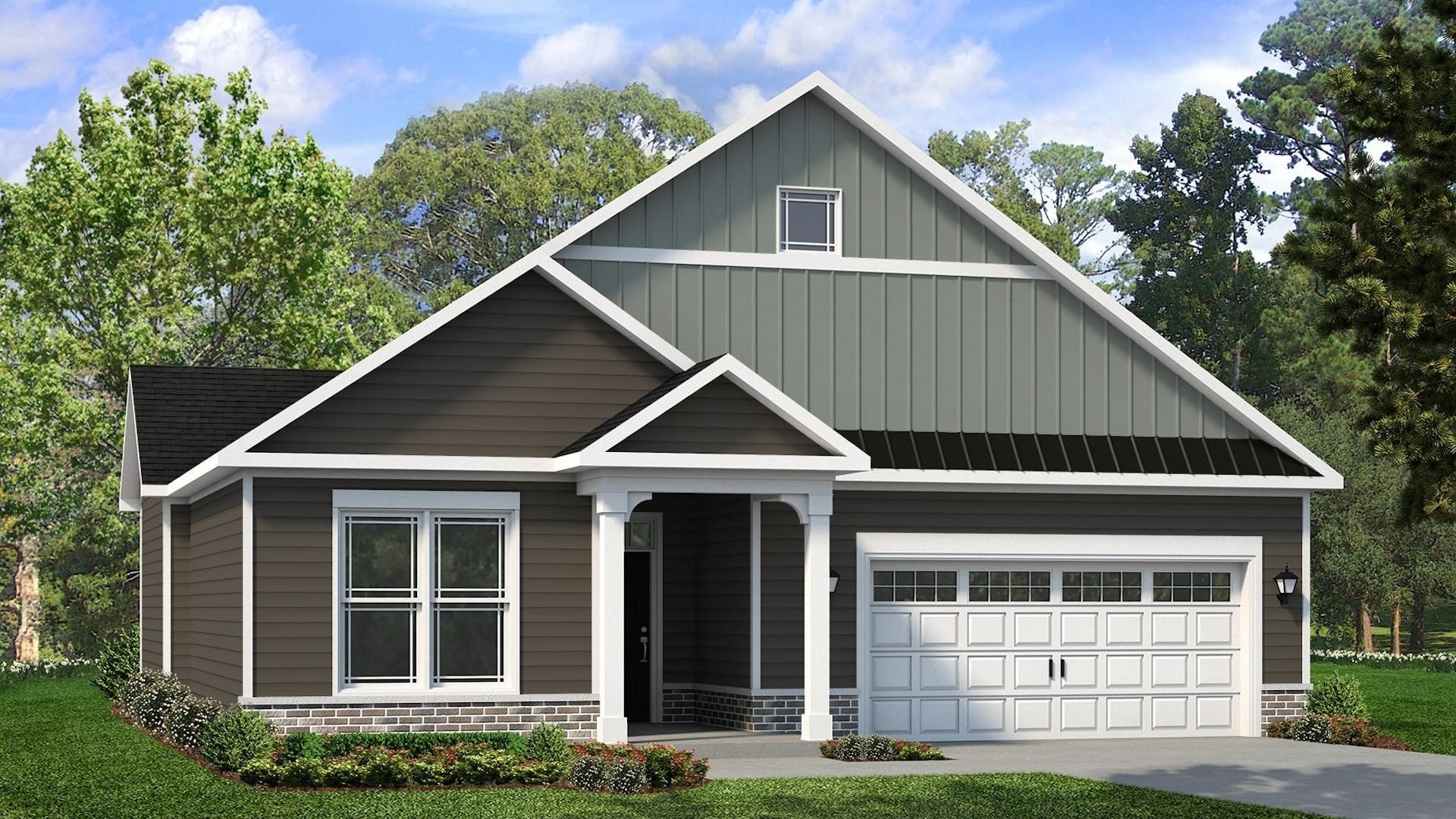 Portico Plus - Basement - Elevation A