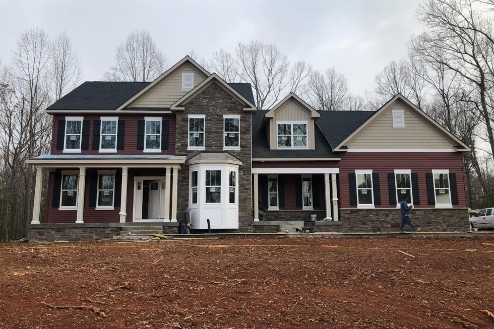 Actual Photo of Home Under Construction