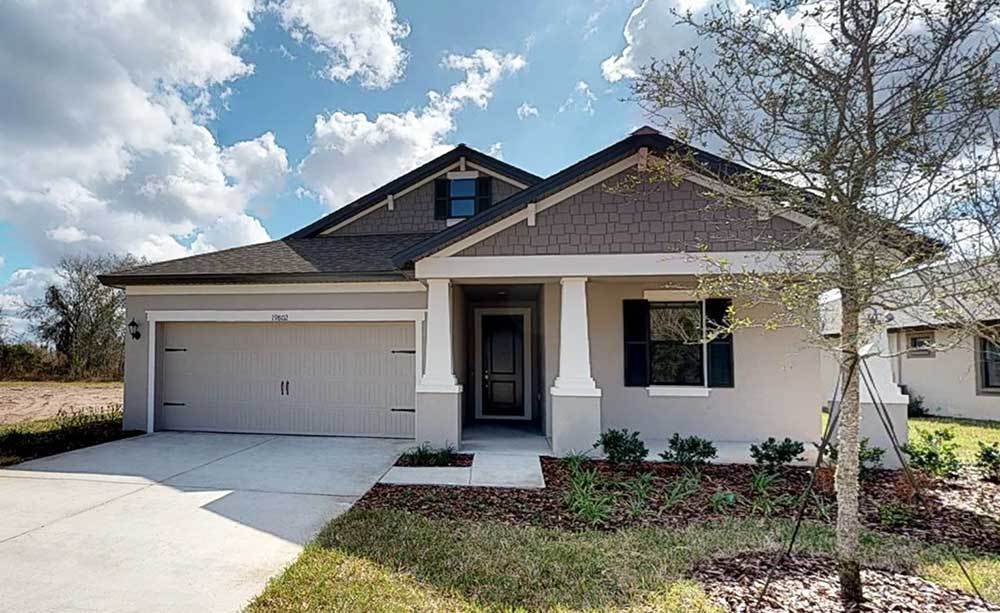 Juno - New Home - Craftsman Elevation - Front Exterior:Juno new home Craftsman elevation front exterior William Ryan Homes Tampa
