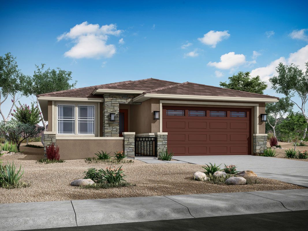 Turnberry Floor Plan - Desert Prairie Elevation :Turnberry floor plan with Desert Prairie elevation by William Ryan Homes Phoenix