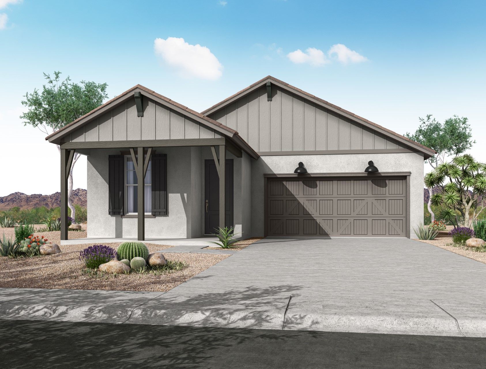 The Ridge at Sienna Hills - Saguaro Floor Plan - Modern Farmhouse Elevation
