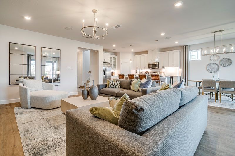 The Galveston Floorplan - Great Room:New Home Construction Dallas - William Ryan Homes - For Sale