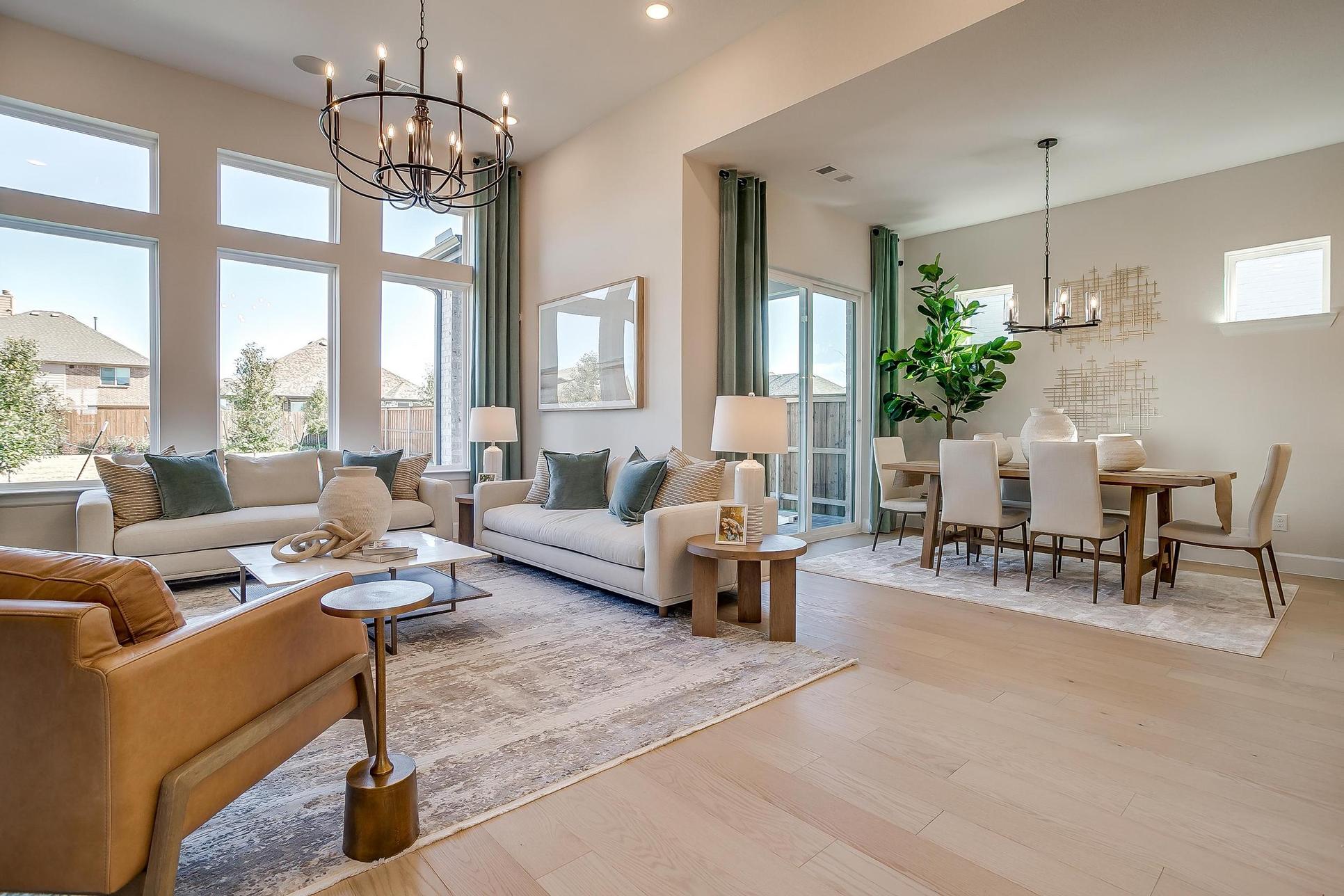 The El Paso II Floorplan - Great Room:New Home Construction Forney Dallas - William Ryan Homes - For Sale