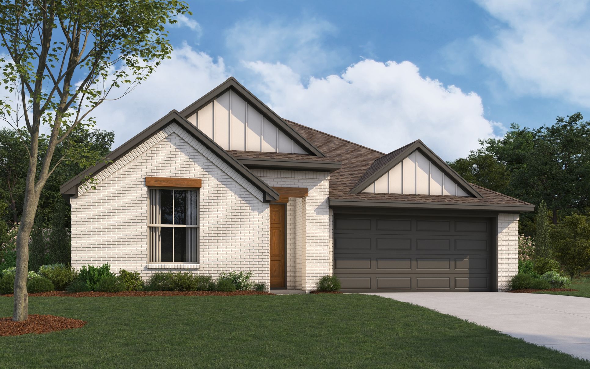 The Waco Floorplan - Modern Farmhouse Exterior:New home construction Dallas - William Ryan Homes - for sale