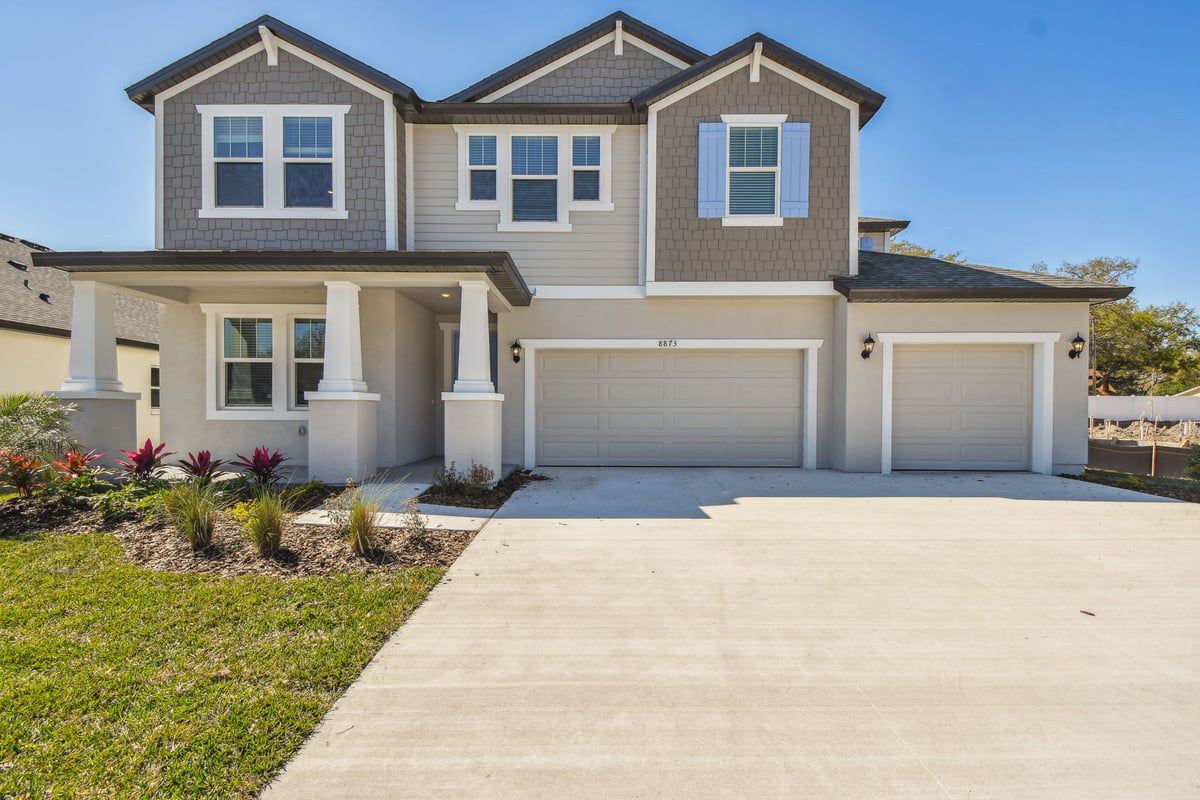 Sawgrass New Home Plan - Craftsman Elevation:Sawgrass new construction home plan by William Ryan Homes Tampa