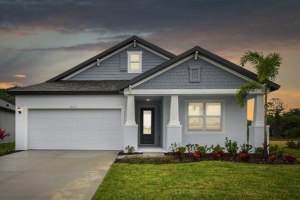 Sweetwater Craftsman Elevation New Home Plan:Sweetwater craftsman elevation new construction home plan by William Ryan Homes Tampa