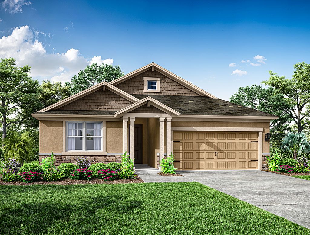 Juno - New Home Plan - Coastal Elevation:Juno new construction home plan by William Ryan Homes Tampa