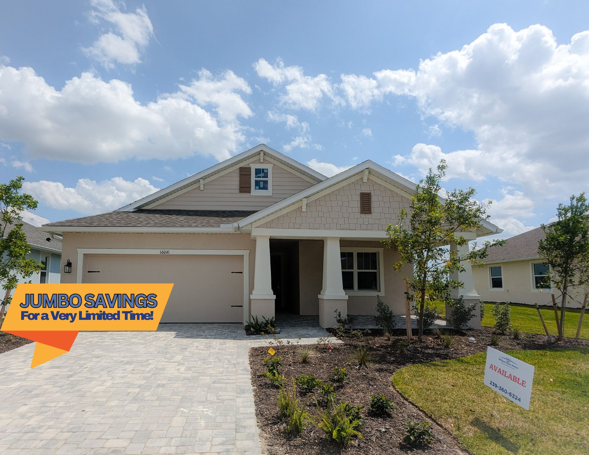 Quick Move-In Home - Sweetwater Floor Plan:Sweetwater Floor Plan- New Home For Sale - Move-In Ready at The Sanctuary at Babcock Ranch Punta Gorda by William Ryan Homes