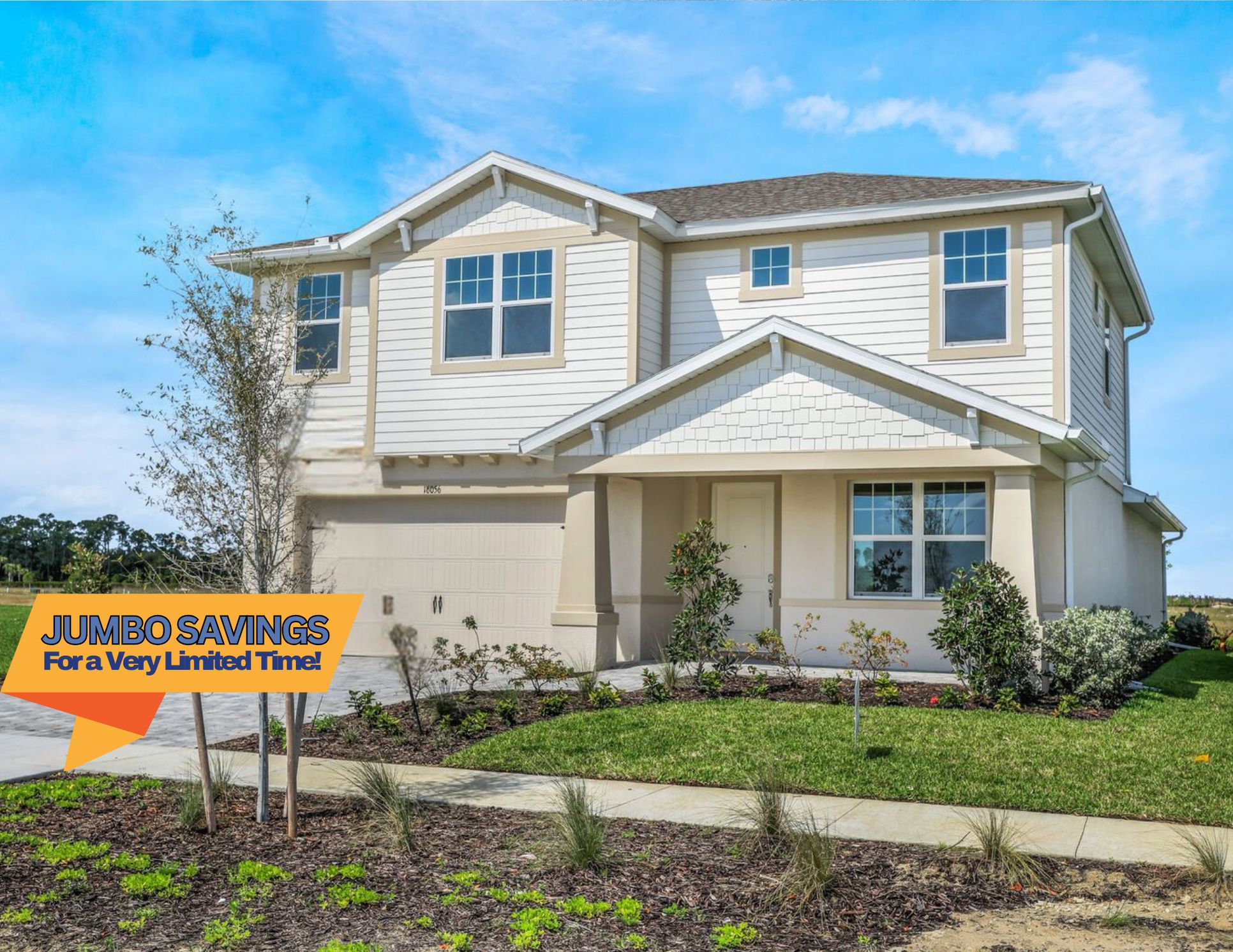 Quick Move-In Home - Sandalwood Floor Plan:Sandalwood Floor Plan- New Home For Sale - Move-In Ready at The Sanctuary at Babcock Ranch Punta Gorda by William Ryan Homes