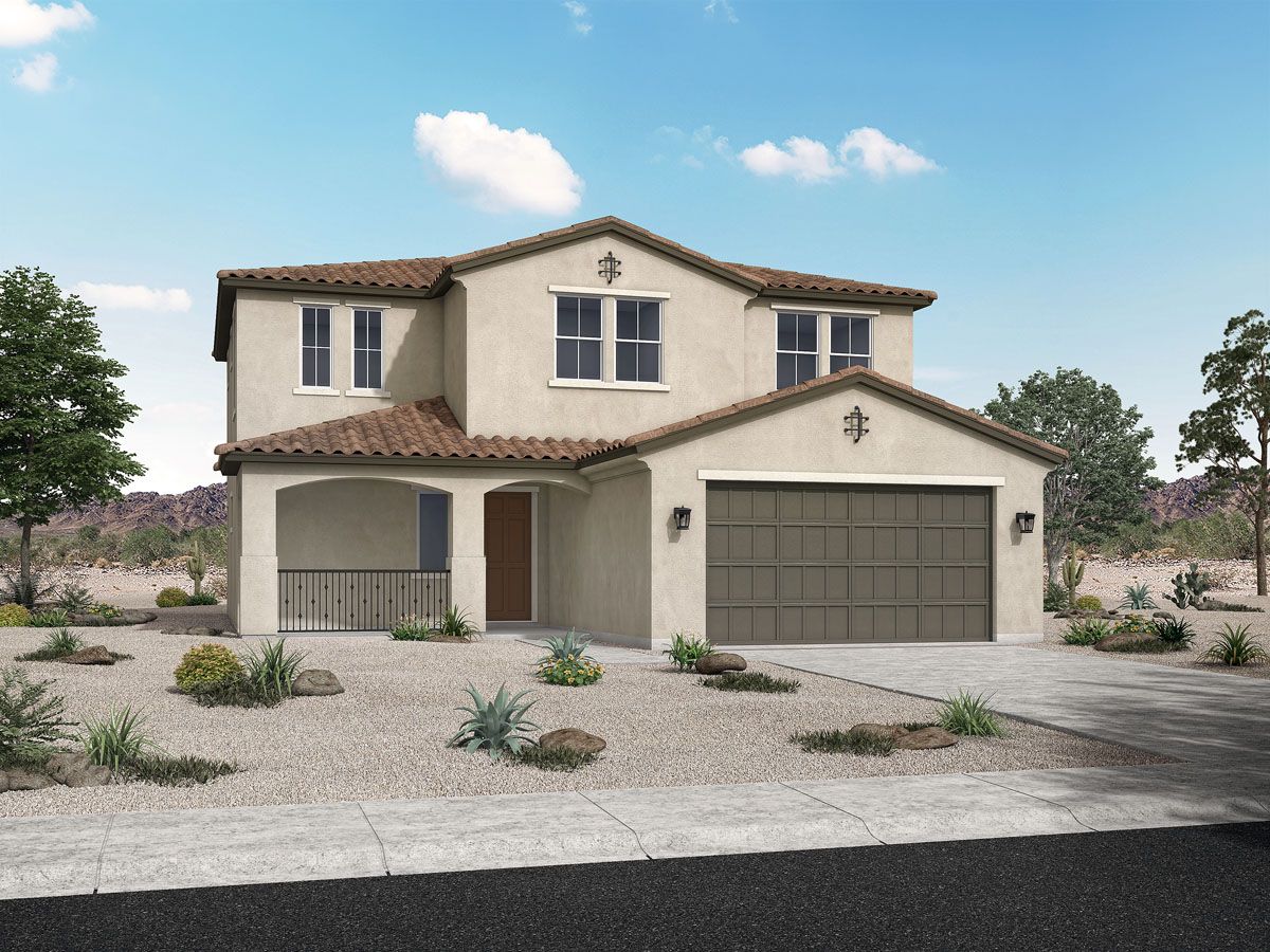 Eminence at Alamar - Camelback Spanish Elevation:camelback spanish new homes for sale eminence at alamar avondale az william ryan