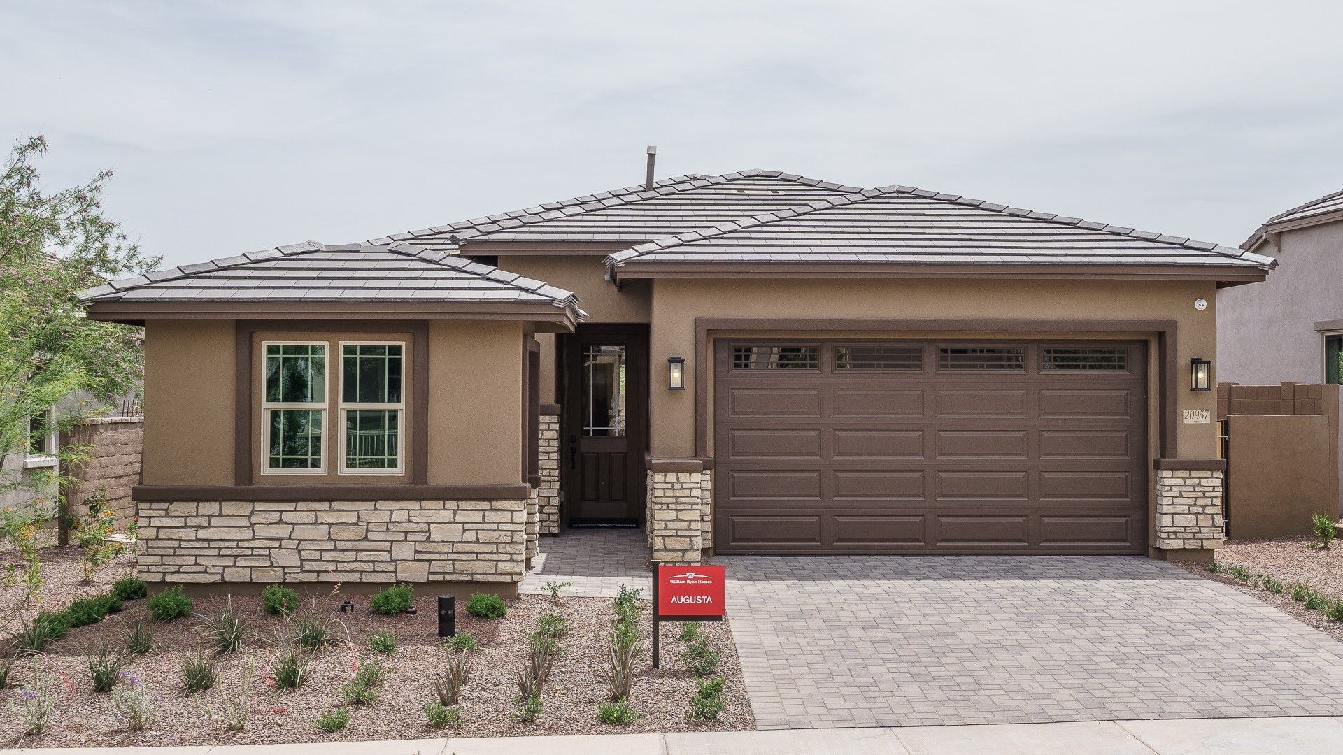 Fairways in Victory at Verrado - Augusta Model - Front Exterior:augusta model new homes for sale fairways in victory at verrado buckeye az william ryan