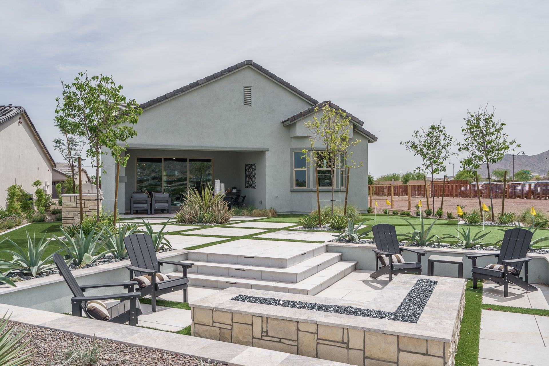 Fairways in Victory at Verrado - Sawgrass Model - Back of Home:sawgrass model new homes for sale fairways in victory at verrado buckeye az william ryan