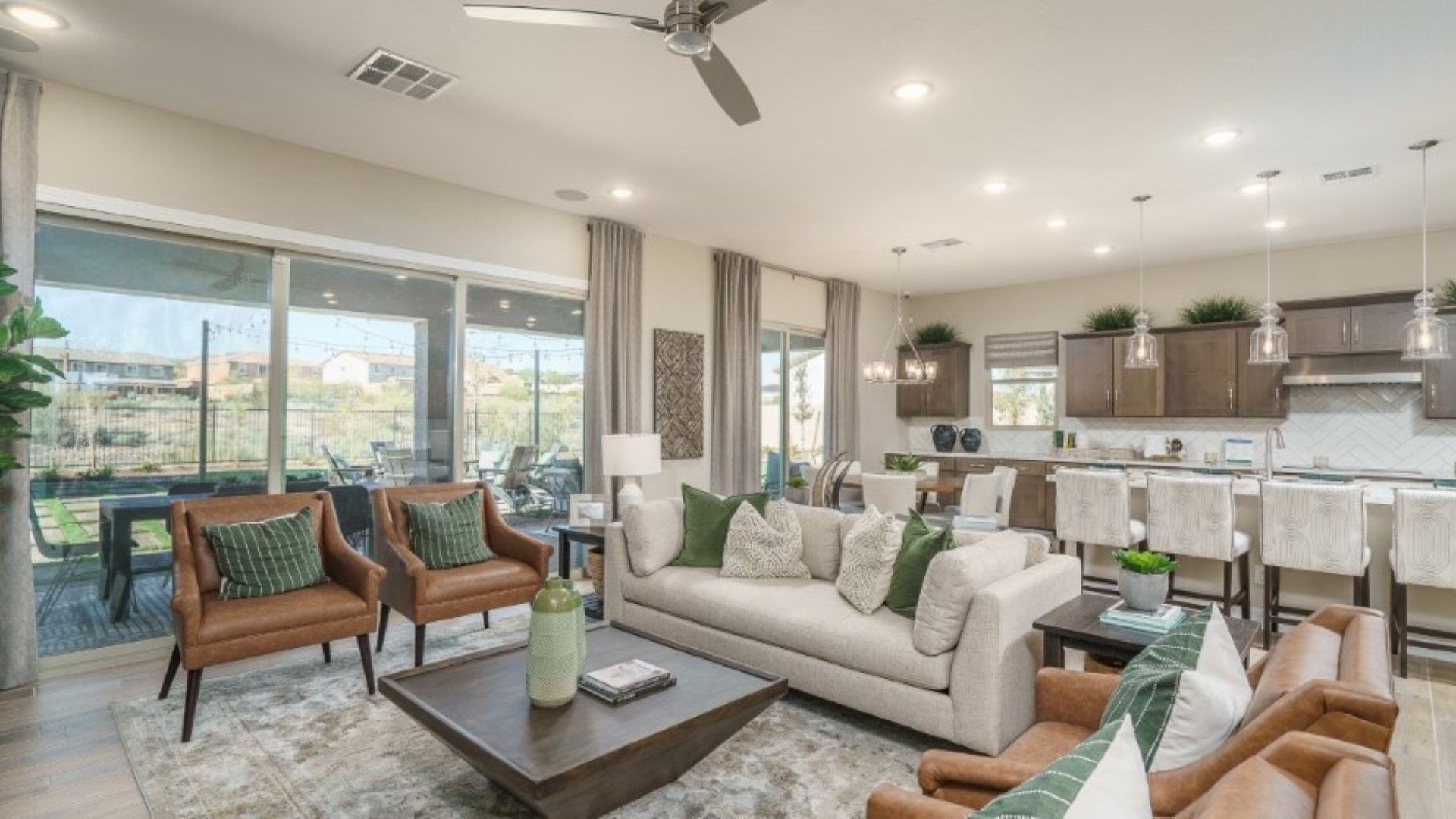 The Foothills at Arroyo Norte - Tierra Model - Open Concept:tierra model new homes for sale the foothills at arroyo norte new river az william ryan