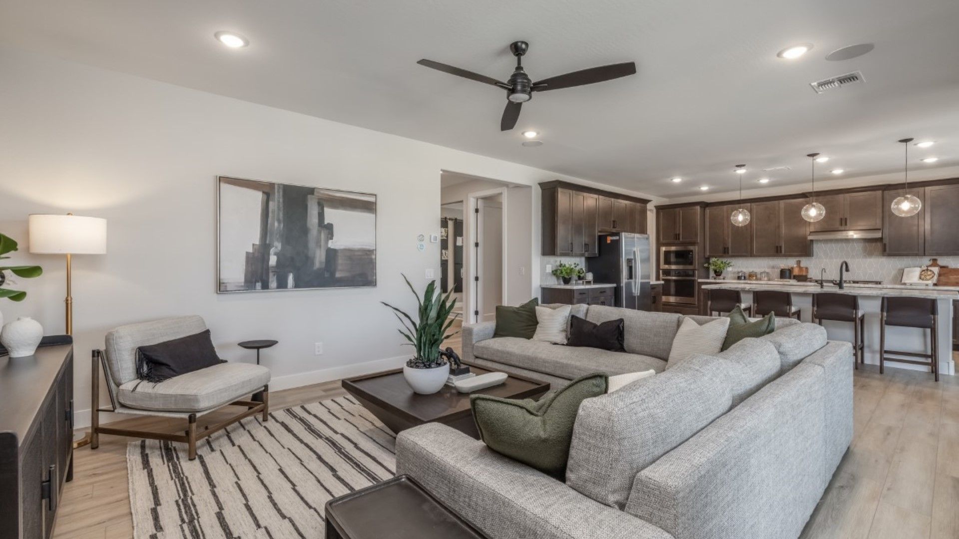 The Grove at El Cidro - Ash Model - Open Concept:ash model new homes for sale the grove at el cidro goodyear az william ryan