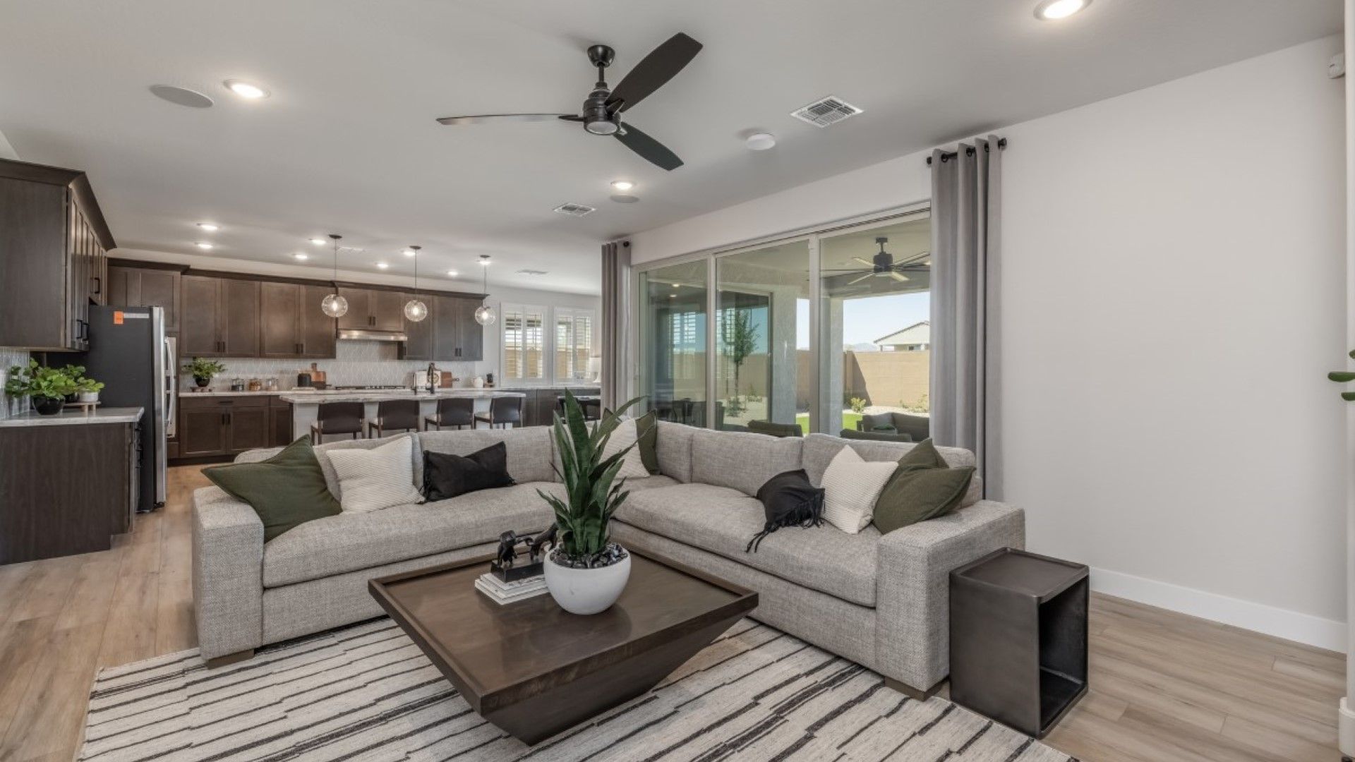 The Grove at El Cidro - Ash Model - Open Concept:ash model new homes for sale the grove at el cidro goodyear az william ryan