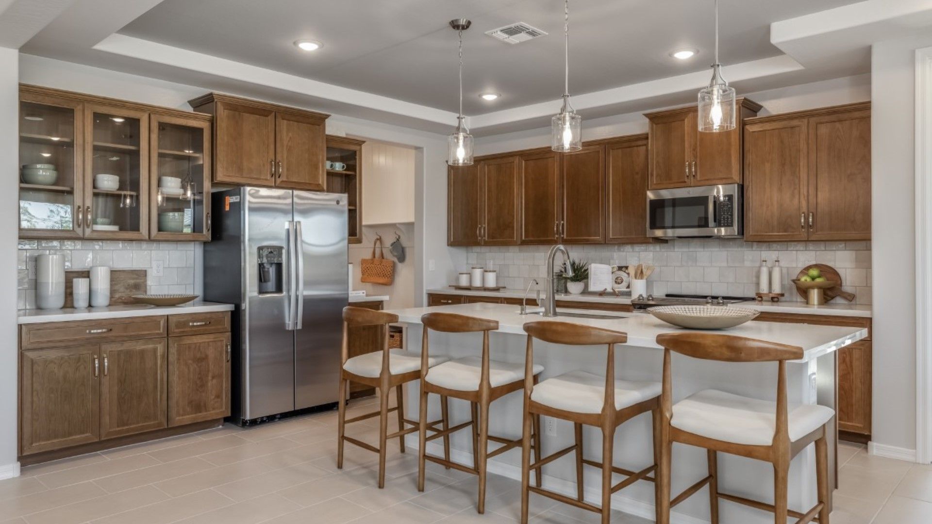 The Grove at El Cidro - Cottonwood Model - Kitchen:cottonwood model new homes for sale the grove at el cidro goodyear az william ryan