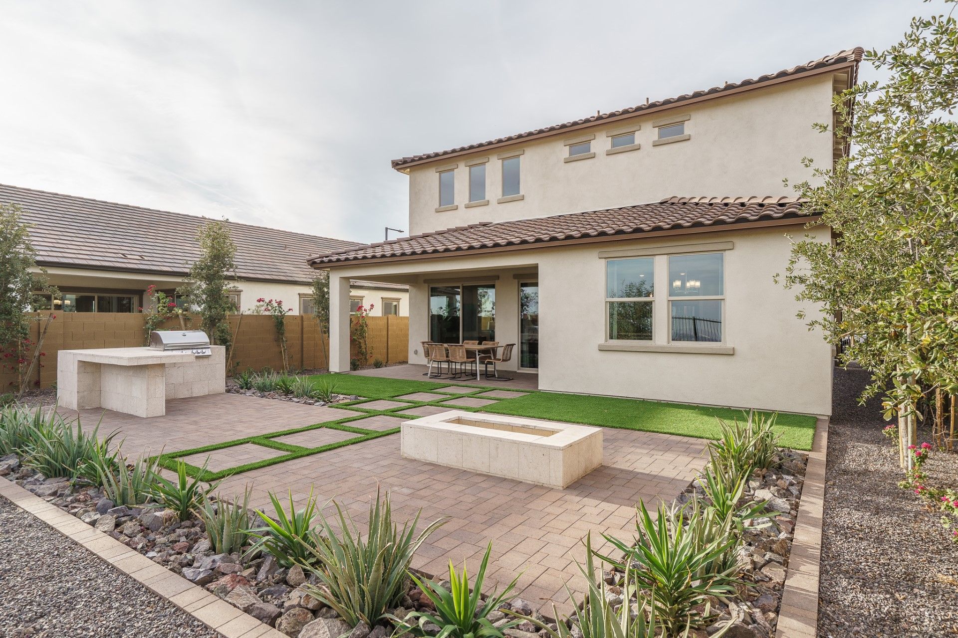 The Ridge at Sienna Hills - Bartlett Model - Back of Home:bartlett model new homes for sale the ridge at sienna hills buckeye az william ryan