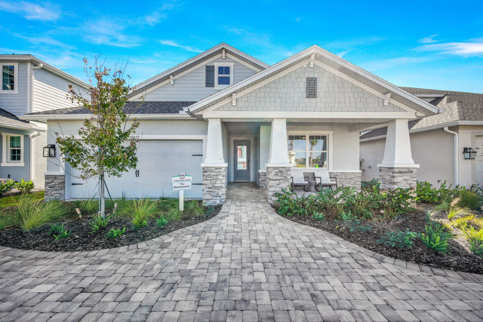 Sweetwater Model - Craftsman Elevation :Sweetwater Model at The Sanctuary by William Ryan Homes