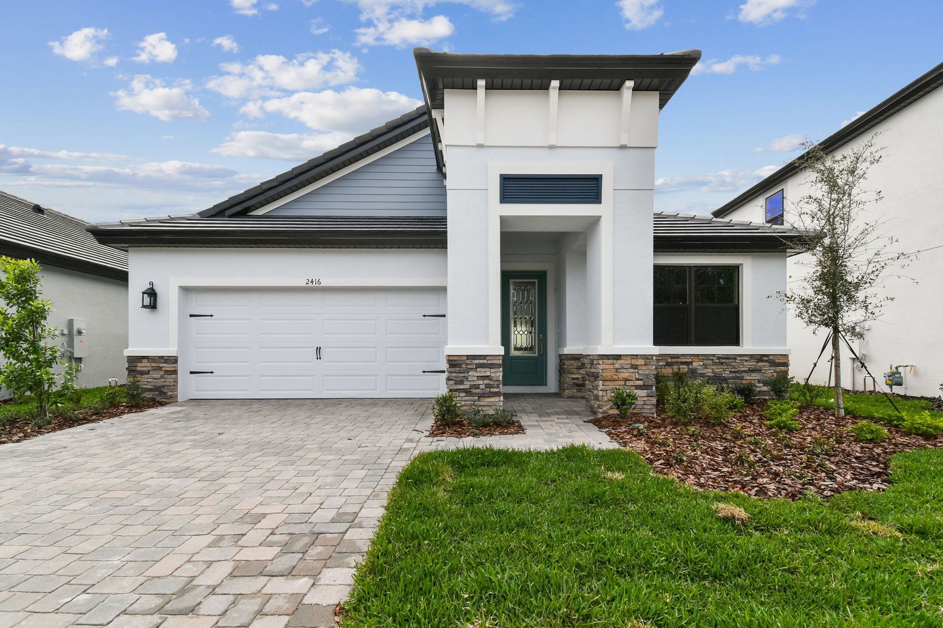 Solana New Home Plan - Coastal Elevation by William Ryan Homes Tampa:Solana new construction home plan by William Ryan Homes Tampa