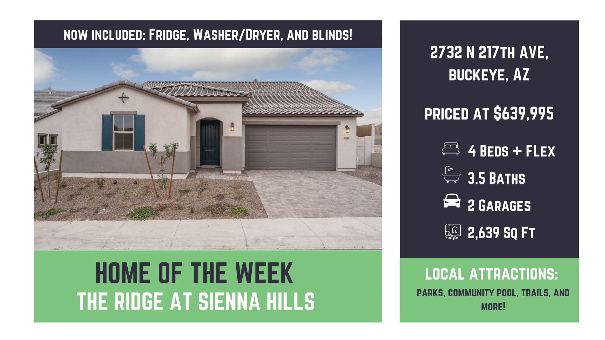 The Ridge at Sienna Hills - Home of the Week:new homes for sale quick move in home the ridge at sienna hills buckeye az william ryan